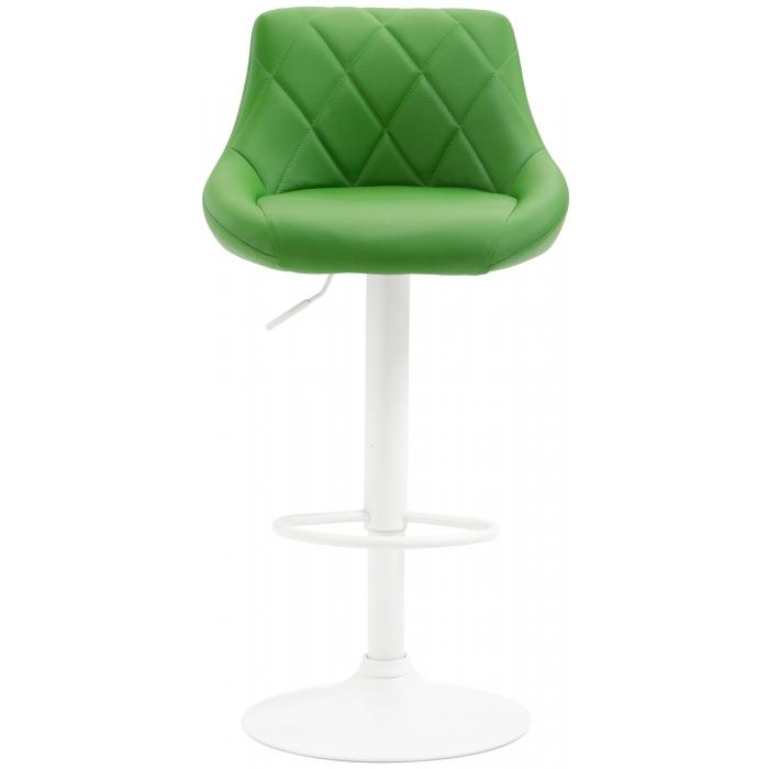 Barhocker HLO-CP30 Kunstleder wei ~ grn
