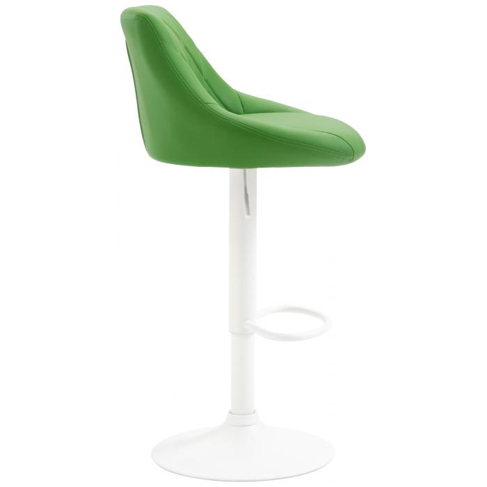 Barhocker HLO-CP30 Kunstleder wei ~ grn