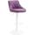 Barhocker HLO-CP30 Kunstleder wei ~ lila