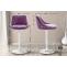 Barhocker HLO-CP30 Kunstleder wei ~ lila