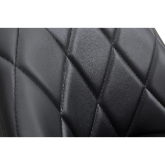 Barhocker HLO-CP30 Kunstleder wei ~ schwarz