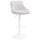 Barhocker HLO-CP30 Kunstleder wei ~ wei