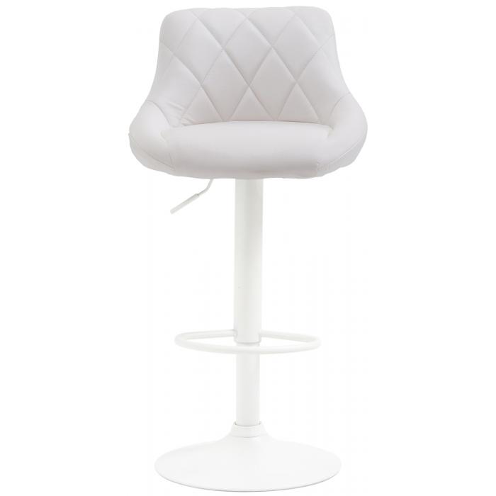 Barhocker HLO-CP30 Kunstleder wei ~ wei
