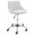 Arbeitshocker HLO-CP119 Kunstleder ~ wei