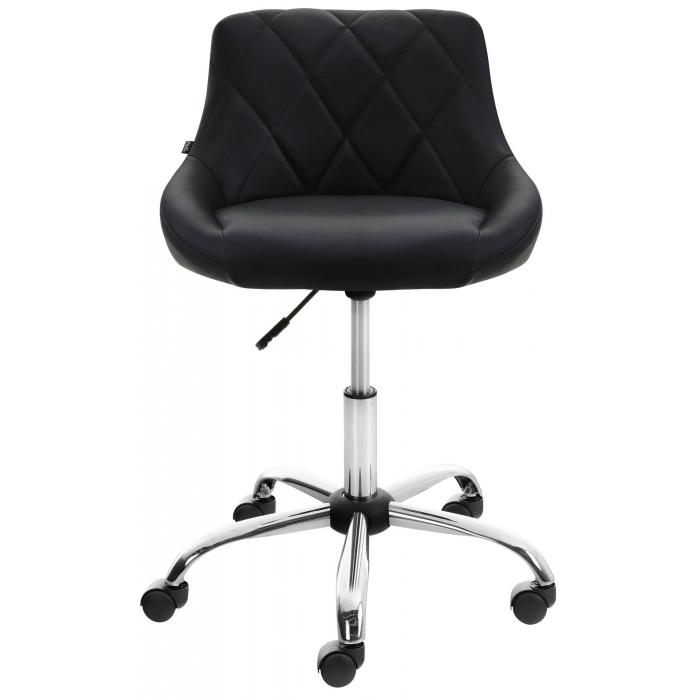 Arbeitshocker HLO-CP119 Kunstleder ~ schwarz