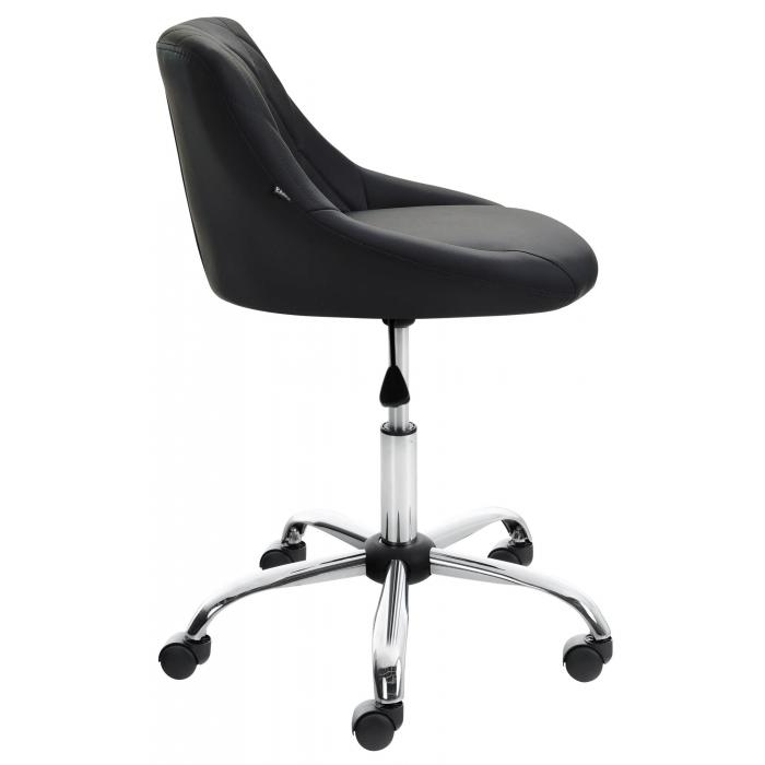 Arbeitshocker HLO-CP119 Kunstleder ~ schwarz