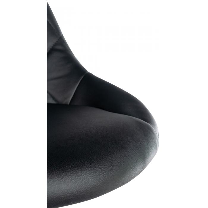 Arbeitshocker HLO-CP119 Kunstleder ~ schwarz