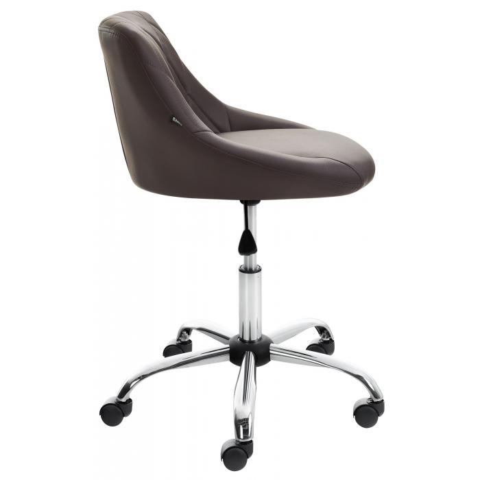 Arbeitshocker HLO-CP119 Kunstleder ~ braun