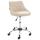 Arbeitshocker HLO-CP119 Kunstleder ~ creme