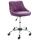 Arbeitshocker HLO-CP119 Kunstleder ~ lila