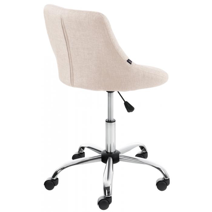 Arbeitshocker HLO-CP127 Stoff ~ creme