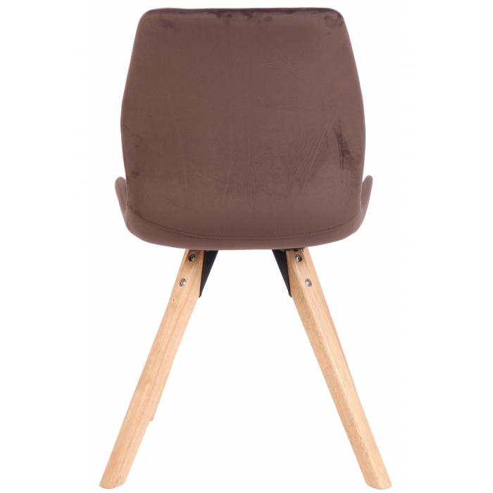 Stuhl HLO-CP144 Samt ~ braun