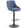 Barhocker HLO-CP30 Stoff schwarz ~ blau