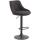 Barhocker HLO-CP30 Stoff schwarz ~ dunkelgrau