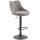 Barhocker HLO-CP30 Stoff schwarz ~ grau
