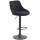 Barhocker HLO-CP30 Stoff schwarz ~ schwarz