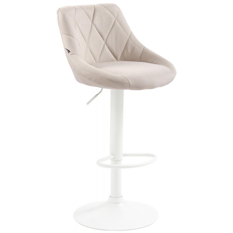 Barhocker HLO-CP30 Stoff wei ~ creme