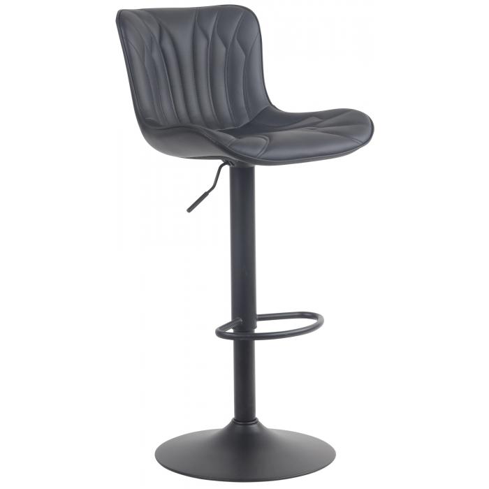 Barhocker HLO-CP269 Kunstleder ~ schwarz