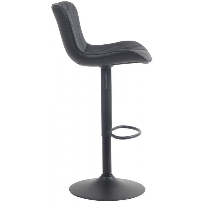 Barhocker HLO-CP269 Kunstleder ~ schwarz