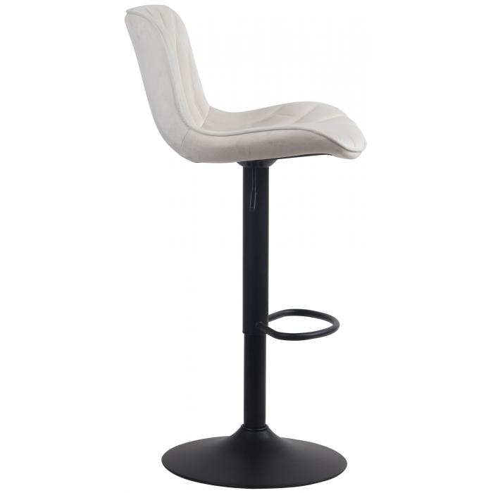 Barhocker HLO-CP270 Samt ~ creme