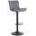Barhocker HLO-CP270 Samt ~ dunkelgrau