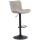 Barhocker HLO-CP271 Stoff ~ taupe
