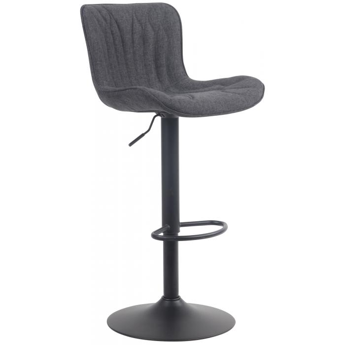 Barhocker HLO-CP271 Stoff ~ schwarz