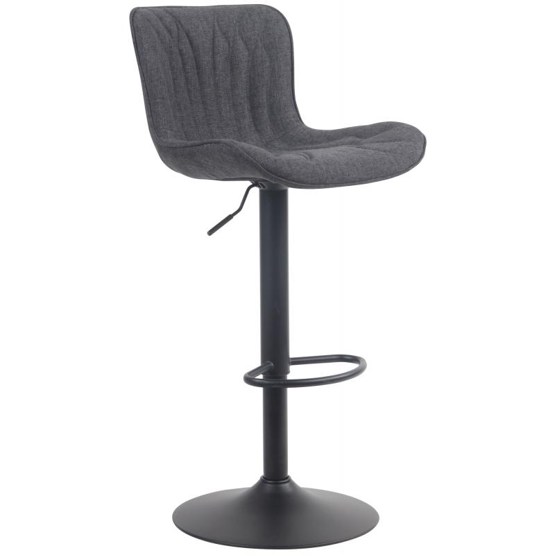 Barhocker HLO-CP271 Stoff ~ schwarz