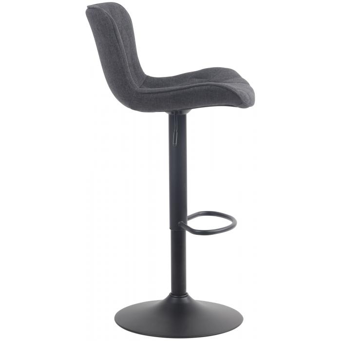 Barhocker HLO-CP271 Stoff ~ schwarz