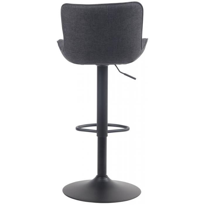 Barhocker HLO-CP271 Stoff ~ schwarz