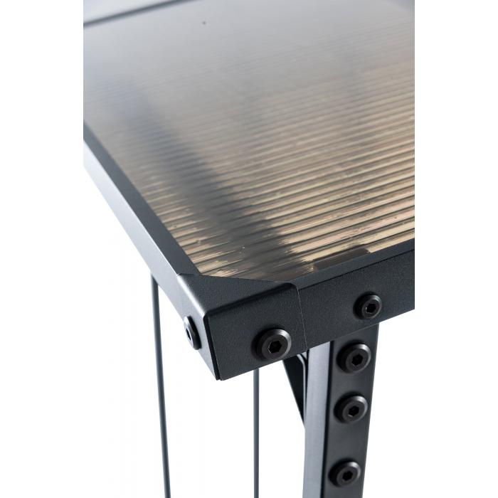 Kaminholzunterstand HLO-CP36 Metall S ~ anthrazit