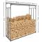 Kaminholzunterstand HLO-CP36 Metall XXL ~ anthrazit