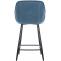 2er Set Barhocker HLO-CP260 Stoff ~ blau