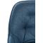 2er Set Barhocker HLO-CP260 Stoff ~ blau