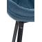 2er Set Barhocker HLO-CP260 Stoff ~ blau