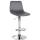 Barhocker HLO-CP252 Samt Chrom ~ dunkelgrau Barhocker HLO-CP252 Samt Chrom ~ dunkelgrau