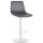 Barhocker HLO-CP252 Samt Wei ~ dunkelgrau