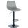 Barhocker HLO-CP252 Samt Schwarz ~ grau