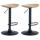 2er Set Barhocker HLO-CP293 ~ natura