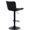 Barhocker HLO-CP254 Kunstleder ~ schwarz