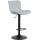 Barhocker HLO-CP254 Kunstleder ~ grau
