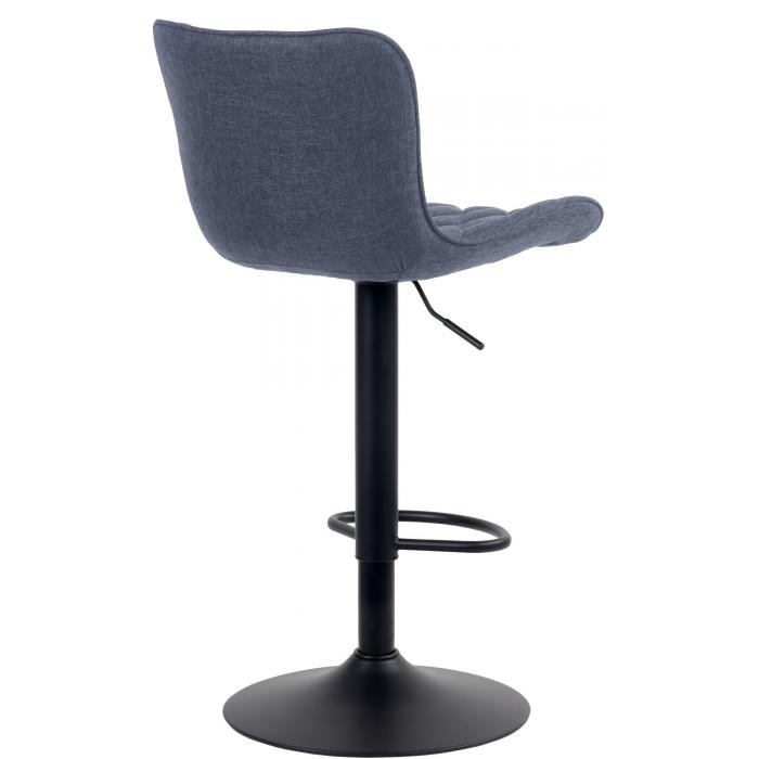 Barhocker HLO-CP256 Stoff ~ blau