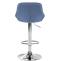 Barhocker HLO-CP30 Stoff ~ blau