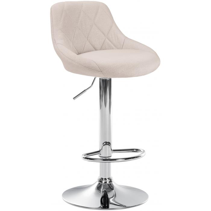 Barhocker HLO-CP30 Stoff ~ creme