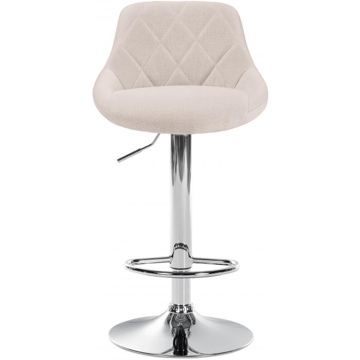 Barhocker HLO-CP30 Stoff ~ creme