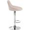 Barhocker HLO-CP30 Stoff ~ creme