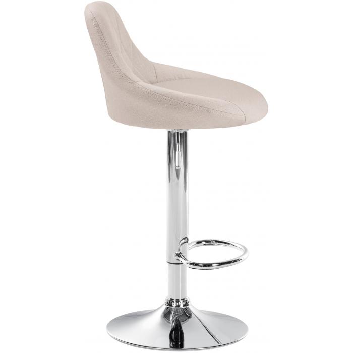 Barhocker HLO-CP30 Stoff ~ creme