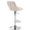 Barhocker HLO-CP30 Stoff ~ creme