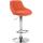 Barhocker HLO-CP30 Stoff ~ orange