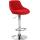 Barhocker HLO-CP30 Stoff ~ rot